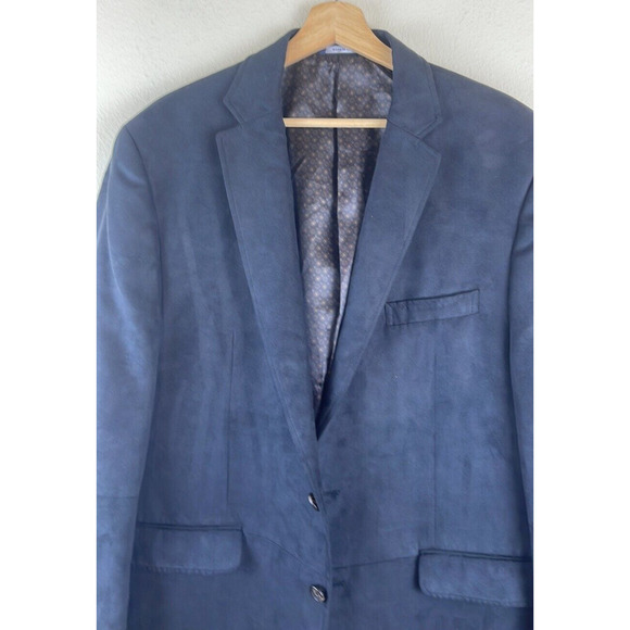 RALPH RALPH‎ LAUREN Men's Classic-Fit Velvet Sport Blazer Coat 46 Black - Picture 3 of 9